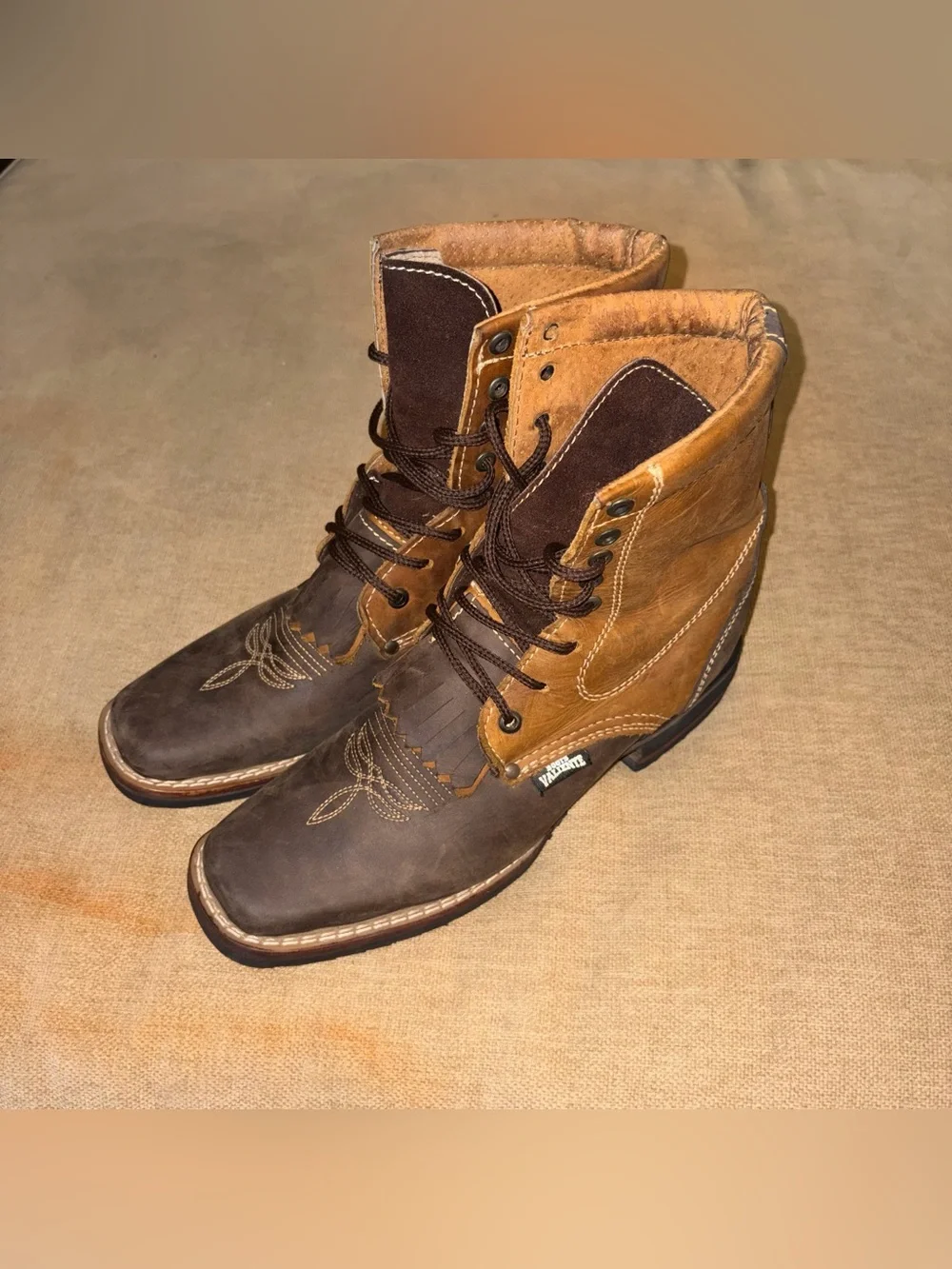 VINTAGE Valiente Men's Leather Boots size 6